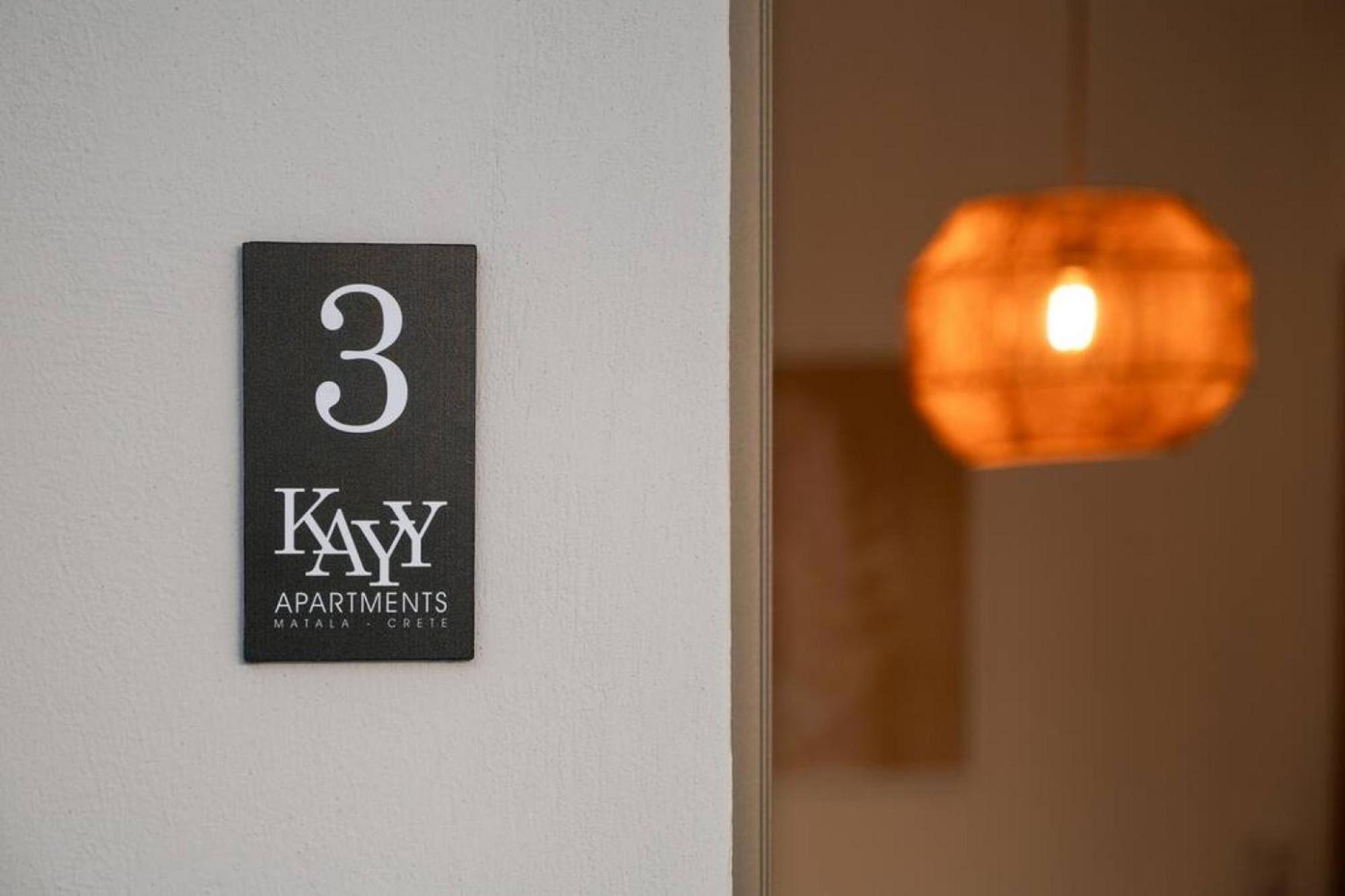 Kayy Apartments 3 In Matala Bagian luar foto